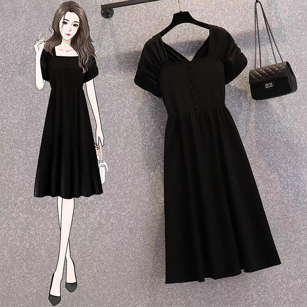 ชุดเดรสคนอ้วนวัยรุ่น เดรสสาวอวบ เดรสคนอ้วน BY PLUS SIZE Girl