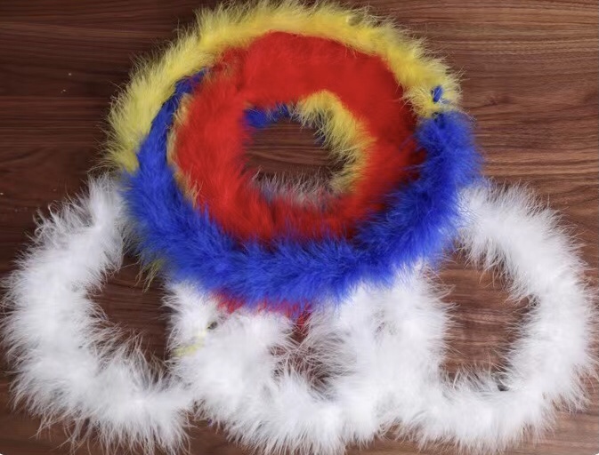 ( มีคลิปสอน 🇨🇳) อุปกรณ์ มายากล ห่วงขนนก 3 สี (Color Changing Wreaths )