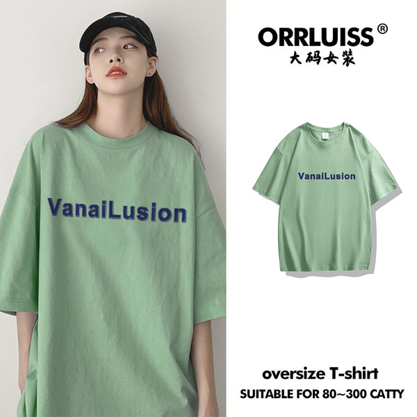 เสื้อโอเวอร์ไซส์เกาหลี เสื้อยืดพลัสไซส์ เสื้อยืดคนอ้วน เสื้อยืดโอเวอร์ไซส์ผู้หญิง
