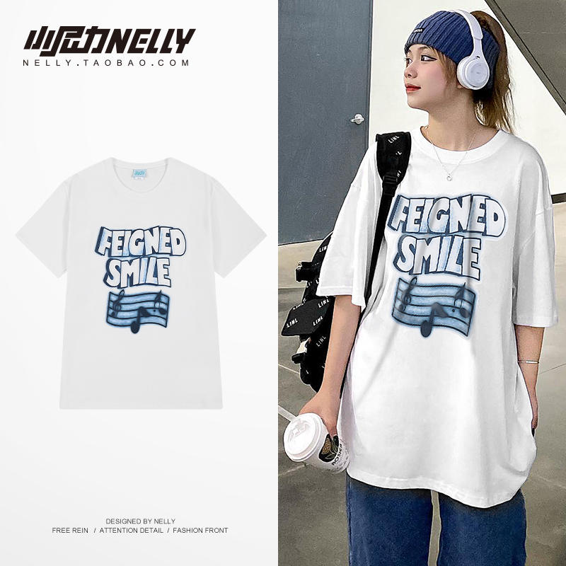 เสื้อยืดคอกลม ผู้ชาย เสื้อยืดผู้ชายเกาหลี เสื้อยืดเกาหลี แบรนด์ NELLY