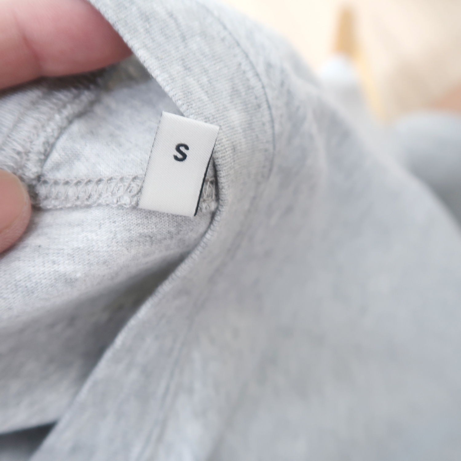 Ami Grey Cotton Logo T-Shirt