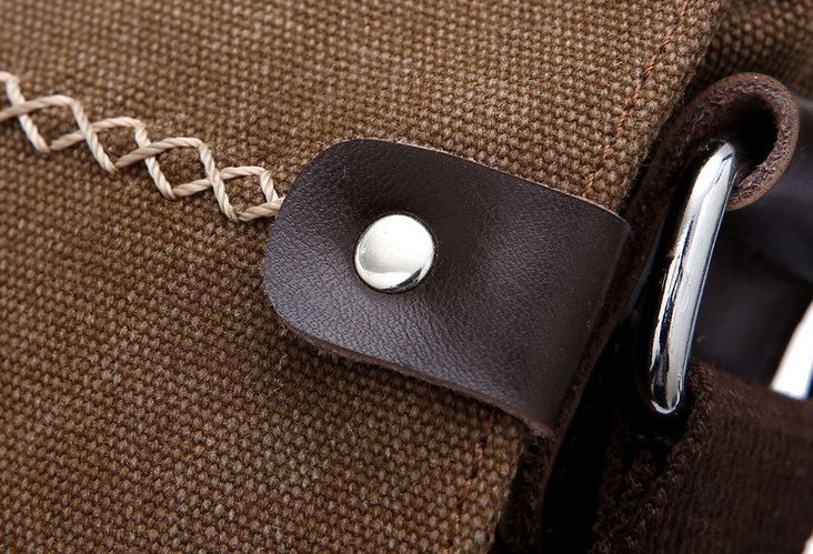 กระเป๋าสะพายข้าง กระเป๋า ผ้าแคนวาส ผ้ายีนส์ ผู้ชาย ใส่ของกระจุกกระจิก กระเป๋าสะพาย แนวตั้ง ใส่ Ipad ได้ แต่ง ตะเข็บ แบบเท่ ๆ มีดีไซน์ 713125