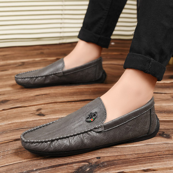 รองเท้าหนังผู้ชาย มีไซส์39-44 รองเท้าโลฟเฟอร์ชาย Slip-On Shoes