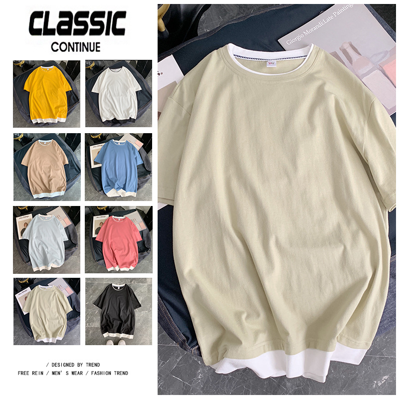 เสื้อยืดผู้ชายอ้วน XL-5XL อกเสื้อ40-52 นิ้ว