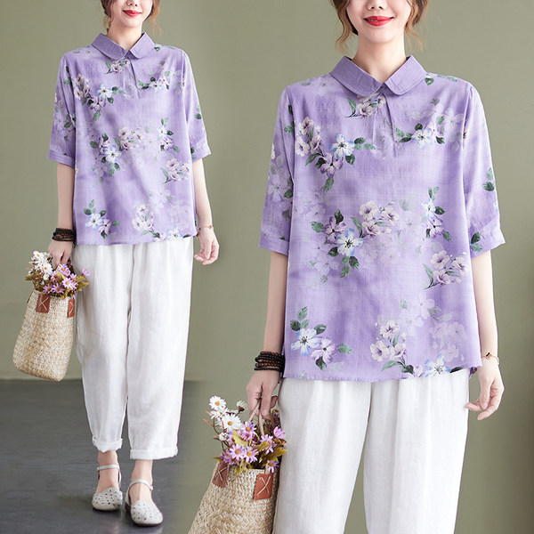 เสื้อลินิน แบบเสื้อสวยๆ เสื้อผ้าฝ้ายลินิน เสื้อเชิ้ตผ้าลินิน BY LININ