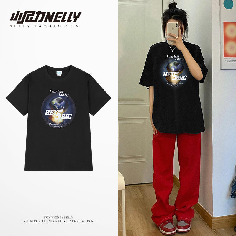 เสื้อยืดคอกลม ผู้ชาย เสื้อยืดผู้ชายเกาหลี เสื้อยืดเกาหลี แบรนด์ NELLY