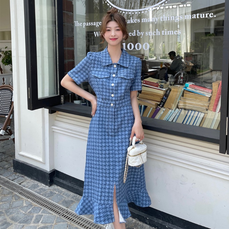 เดรสแขนสั้น มีไซส์ L-4XLอก 38-47 นิ้ว ใส่ได้ทั้งสาวหุ่นดีน่ารักจนถึงสาวอวบพลัสไซส์ จัดส่งฟรี! ทักแชทสั่งซื้อ