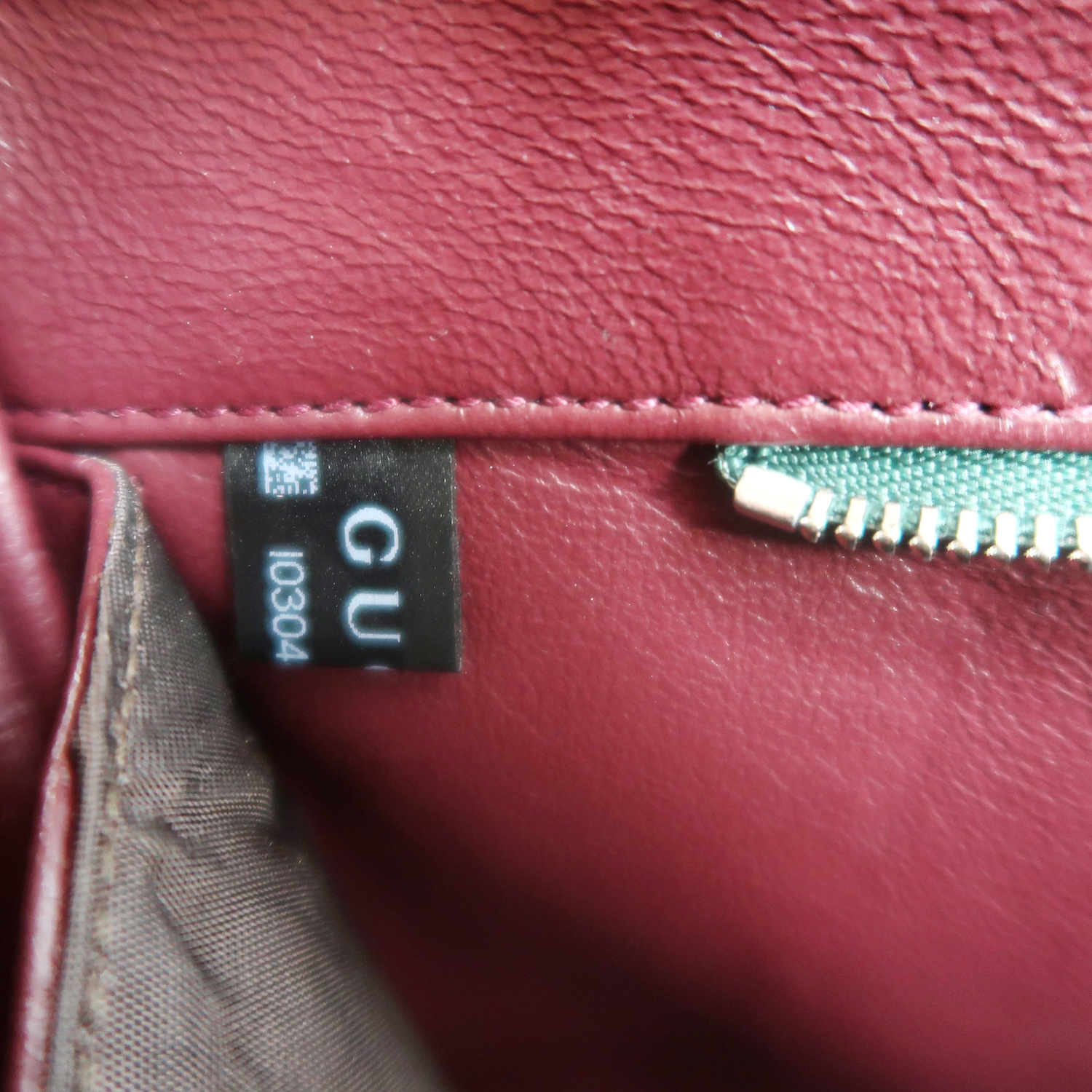 Gucci Green Grain Calfskin Zumi Top Handle Bag