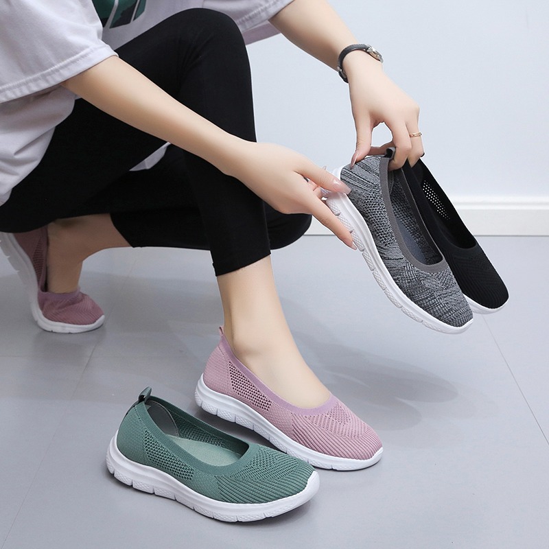 รองเท้าผ้าใบ รองเท้าลำลอง รองเท้าผ้าใบลำลอง รองเท้าแฟชั่นแบบสวม Slipper Shop