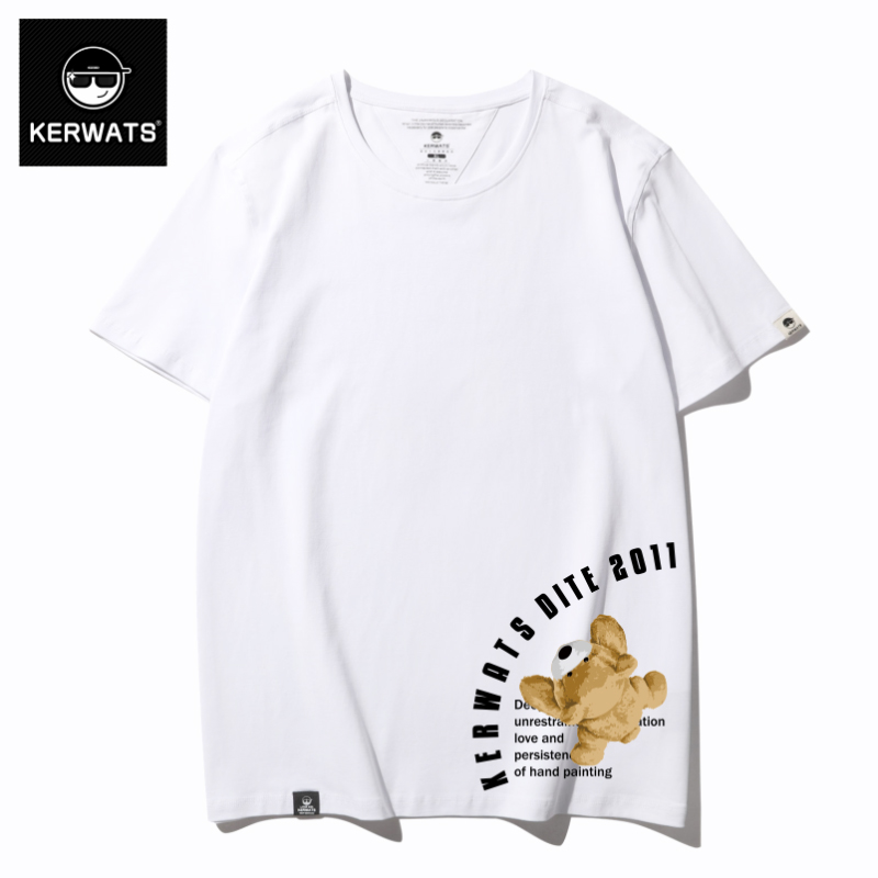 เสื้อยืดผู้ชายอ้วน S-6XL น้ำหนักผู้สวม 50-135 กิโลกรัม