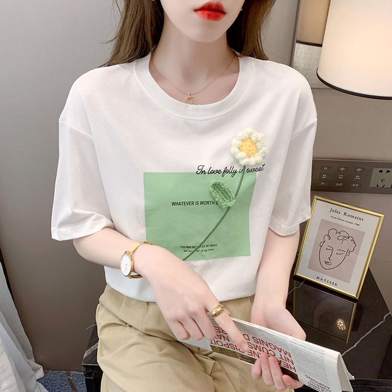 เสื้อยืดวัยรุ่นน่ารักๆ เสื้อวัยรุ่นแขนสั้น เสื้อผ้าวัยรุ่นเกาหลี แบรนด์ Wiyike