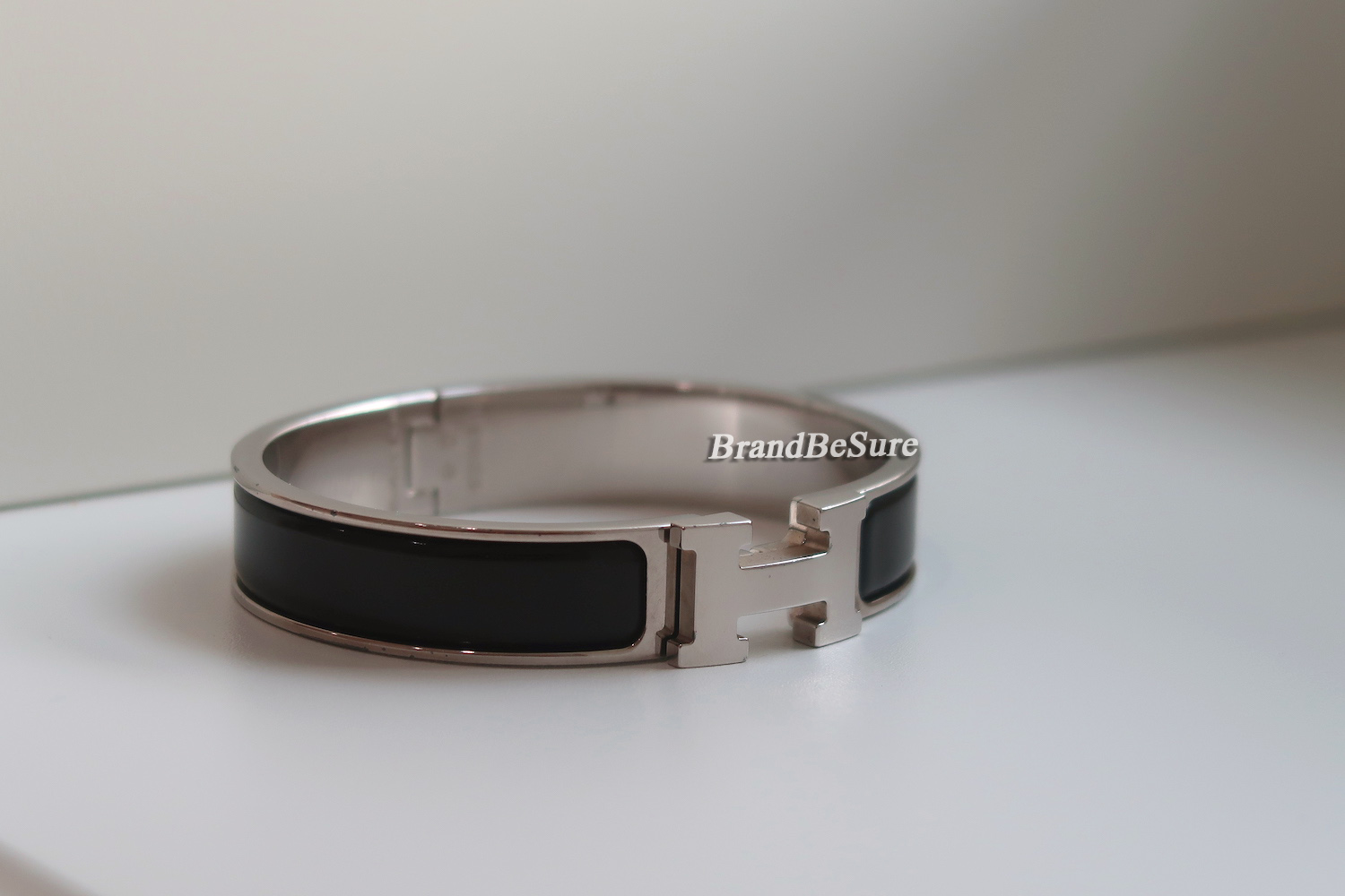 Hermes Black Clic Clac H Bracelet