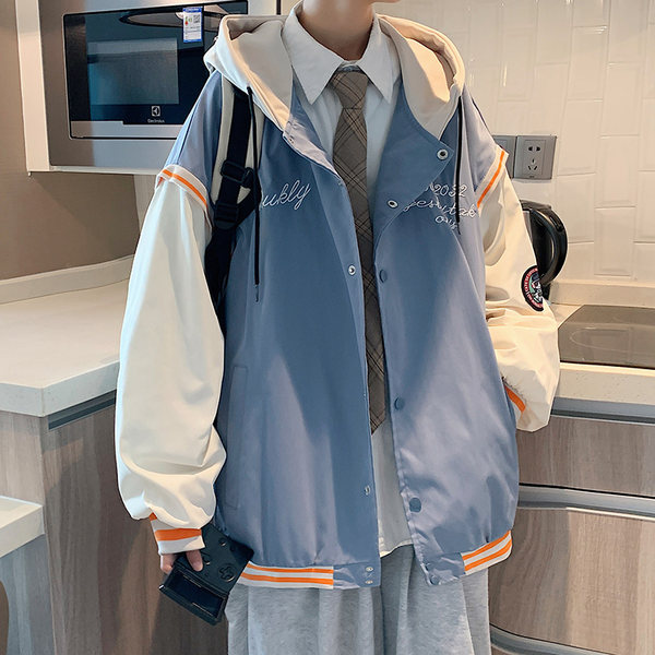 เสื้อแจ็คเก็ตเบสบอล เสื้อคลุม เสื้อแขนยาวสไตล์เกาหลี