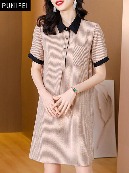 เดรสวัยผู้ใหญ่40-60ปี เดรสคุณแม่ ชุดเดรสทำงานวัยผู้ใหญ่ แบรนด์ MAMA DRESS