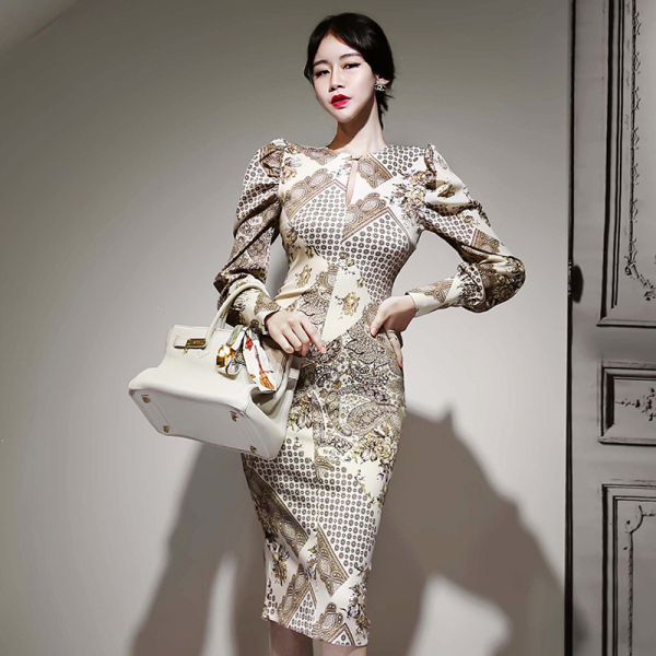 ชุดเดรสแฟชั่น ชุดเดรสเกาหลี