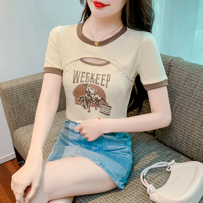 เสื้อผ้าวัยรุ่นเกาหลี เสื้อยืดวัยรุ่นผู้หญิง มีขนาด S M L XL