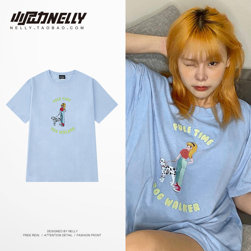 เสื้อยืดคอกลม ผู้ชาย เสื้อยืดผู้ชายเกาหลี เสื้อยืดเกาหลี แบรนด์ NELLY