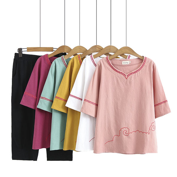เสื้อลินินสไตล์ผู้ใหญ่ เสื้อคุณแม่ เสื้อผู้ใหญ่ แบรนด์ LININ