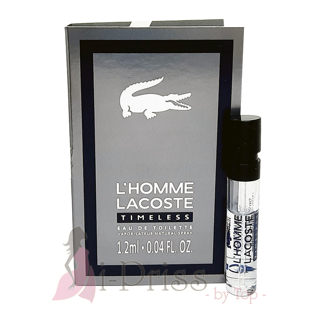 Lacoste L'HOMME Timeless (EAU DE TOILETTE) 1.2 ml.