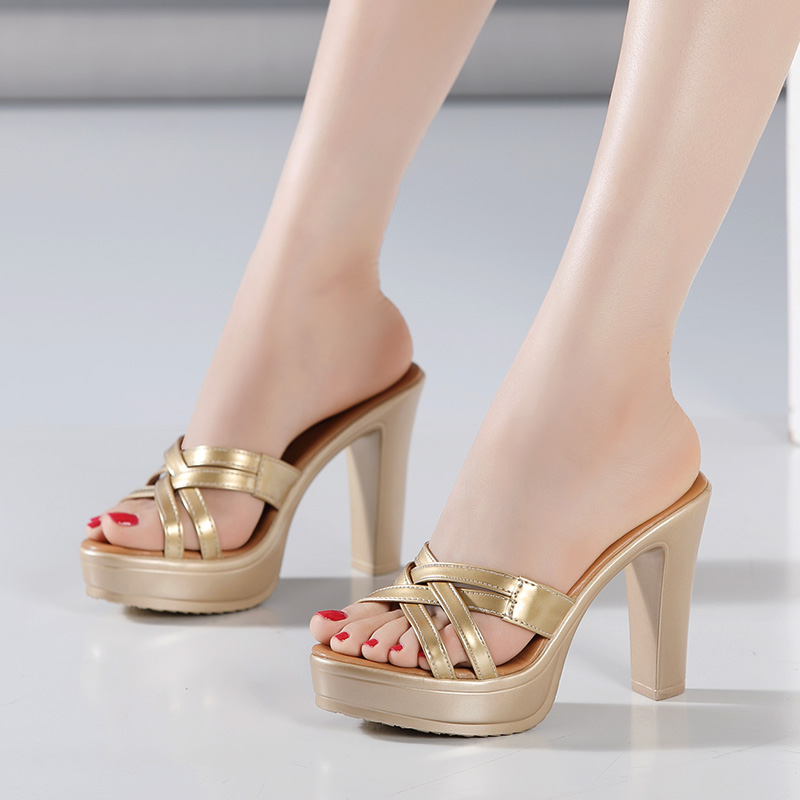 รองเท้าส้นสูงผู้หญิง รองเท้าส้นสูงรัดส้นผู้หญิง ส้นสูงนำเข้า ส้นสูงสวยหรู By Fashion Shoes Cabinat