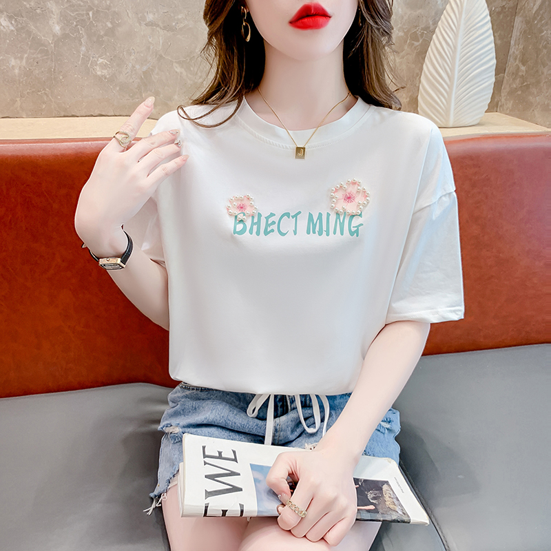 เสื้อผ้าวัยรุ่นเกาหลี เสื้อยืดวัยรุ่นผู้หญิง มีขนาด S M L XL