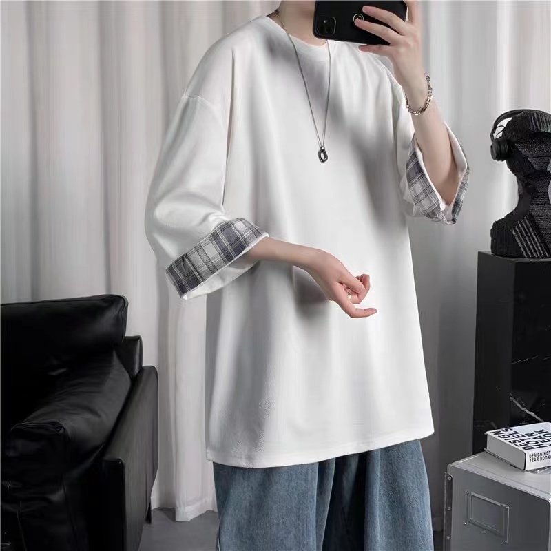 เสื้อยืดผู้ชายอ้วน S-5XL(อกเสื้อ39-51นิ้ว)
