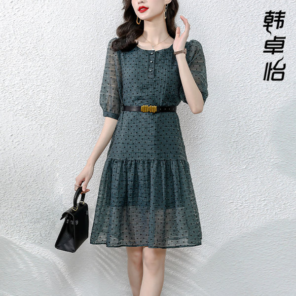 เดรสวัยผู้ใหญ่40-60ปี เดรสคุณแม่ ชุดเดรสทำงานวัยผู้ใหญ่ แบรนด์ MAMA DRESS