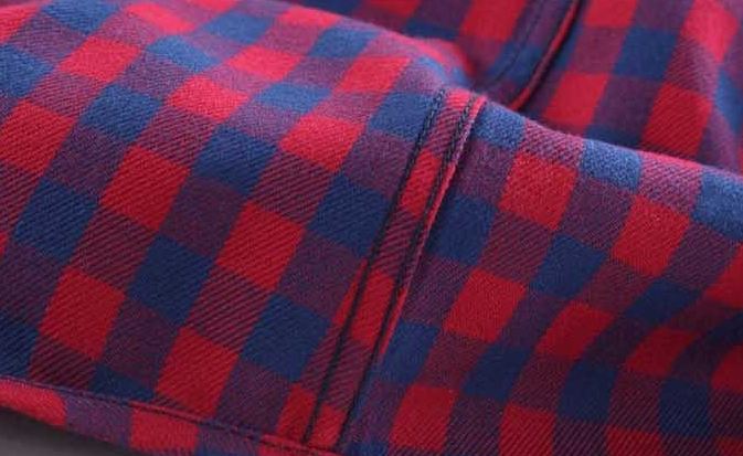 เสื้อเชิ้ตผู้ชาย เสื้อเชิ้ตแขนยาว ลายสก๊อต สไตล์ ยุโรป สามารถใส่เป็นเสื้อแจ็คเก็ต ได้ เสื้อคอปก สีแดง น้ำเงิน ดำ ฟ้า แบบสวย เท่ อย่างมีสไตล์ 622718