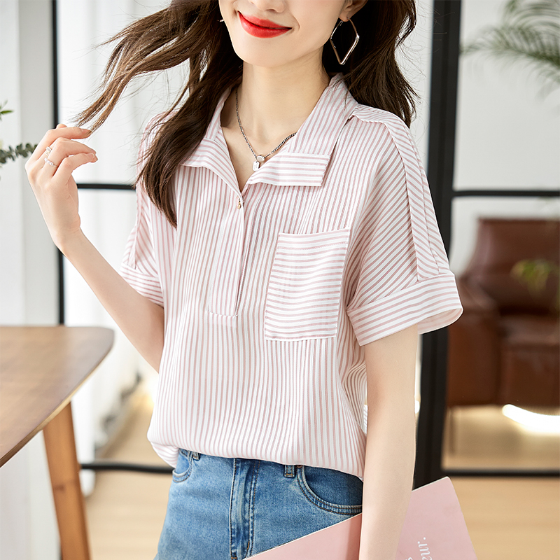 เสื้อเชิ้ตผู้หญิงแขนยาว เสื้อเชิ้ตผู้หญิงใส่ทํางาน 390 บาทต่อชิ้น ฟรีค่าจัดส่ง