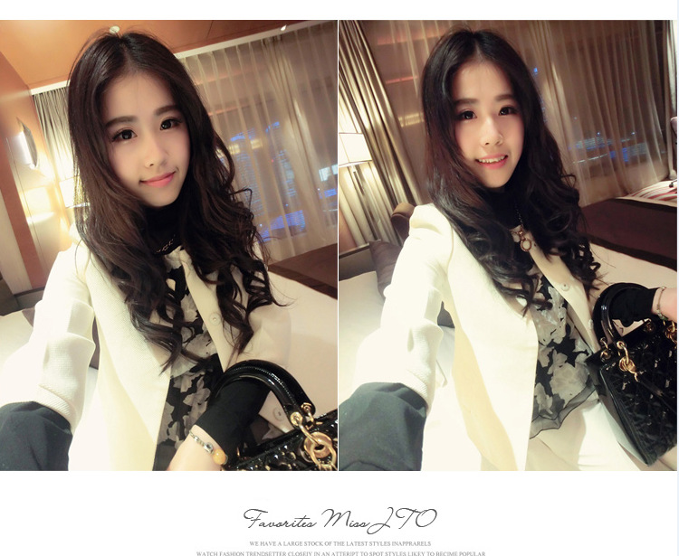 พร้อมส่ง - สูท สีขาว แขนสี่ส่วน ทรงสวย มีซับในและที่รองไหล่ white