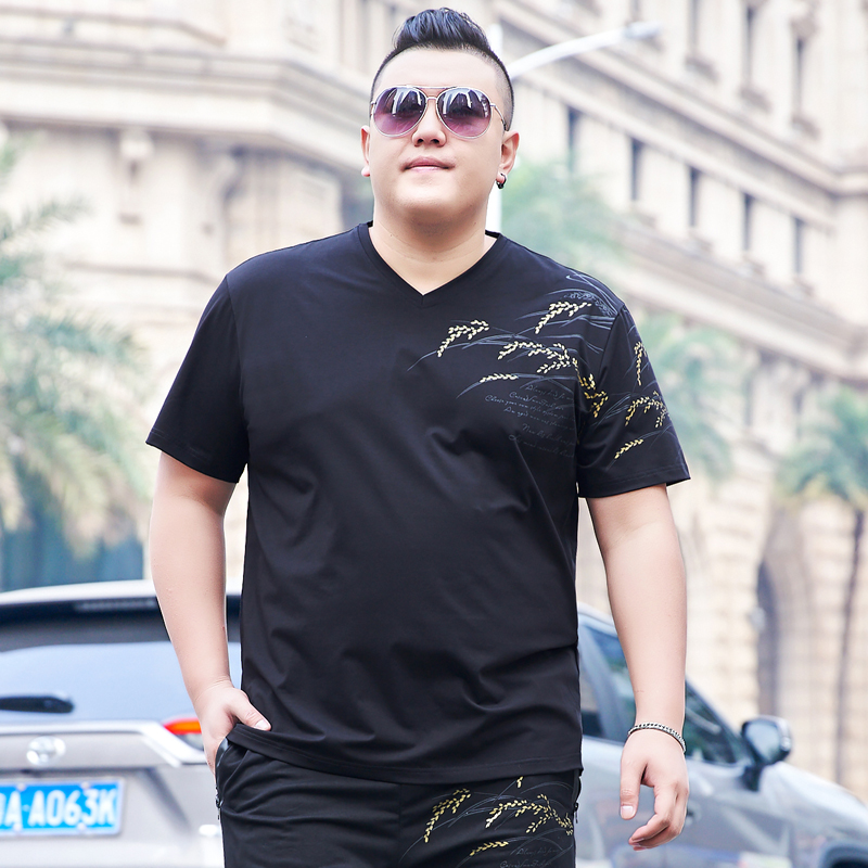 เสื้อยืดผู้ชายอ้วน S-5XL(อกเสื้อ39-51นิ้ว)