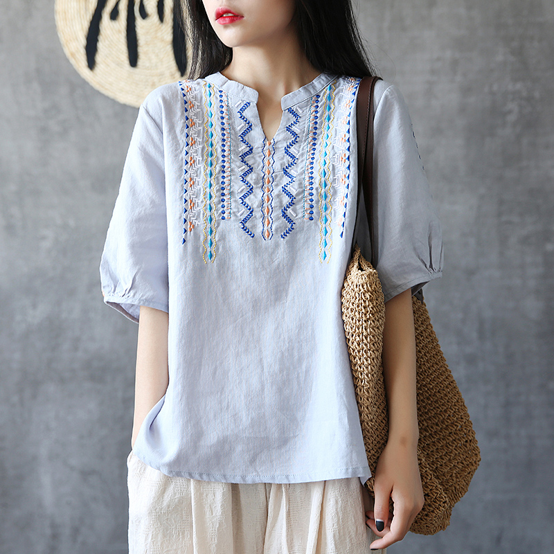 เสื้อผ้าฝ้าย ผ้าลินิน มีขนาดไซส์เดียว อกประมาณ100ซม.หรือประมาณ 40นิ้วขึ้นไป