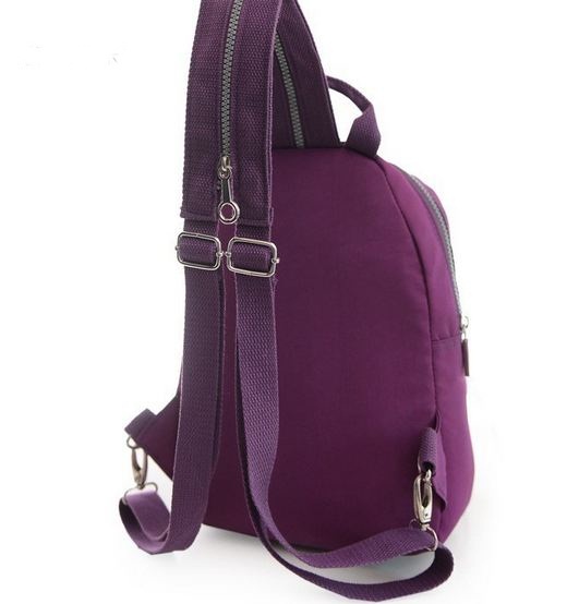 กระเป๋าเป้ กระเป๋าสะพายหลัง Backpack ผ้าไนลอน สีสวย สายสะพาย มีซิป สามารถทำเป็น เส้นเดียว หรือ แยกได้ กระเป๋าใส่เสื้อผ้า เที่ยวทะเล น่ารัก ๆ 541849