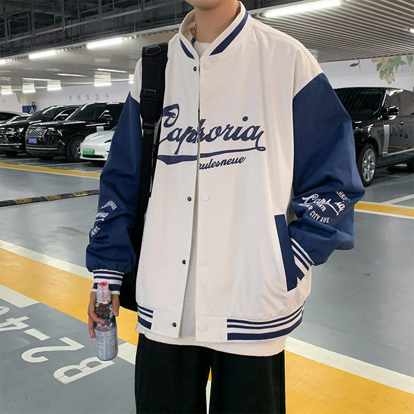เสื้อแจ็คเก็ตเบสบอล เสื้อคลุม เสื้อแขนยาวสไตล์เกาหลี