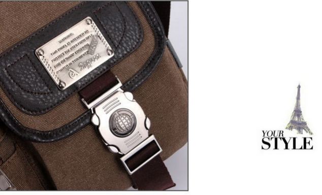 กระเป๋าถือ กระเป๋าสะพายข้าง ขนาดกลาง กระเป๋าถือผู้ชาย ใส่ของ ใส่เสื้อผ้า กระจุกกระจิก กระเป๋าใส่กล้อง ใส่อุปกรณ์ ท่องเที่ยว ผ้าแคนวาส แบบสวย 44885