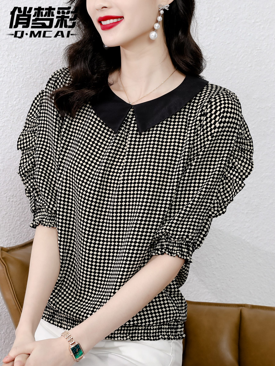 เสื้อชีฟอง เสื้อแฟชั่นสุภาพสตรีวัยผู้ใหญ่ มีไซต์ อก34นิ้ว-43นิ้ว