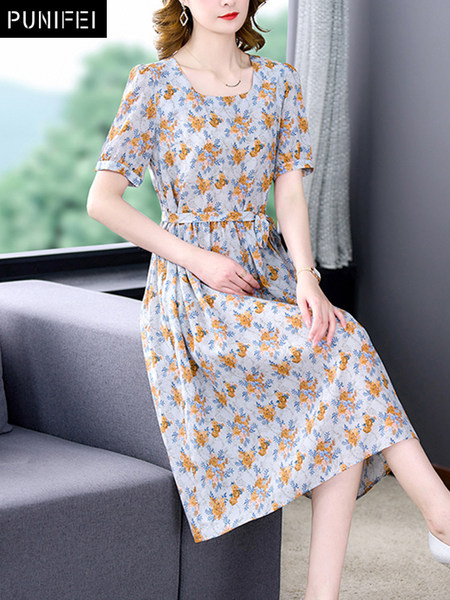 เดรสวัยผู้ใหญ่40-60ปี เดรสคุณแม่ ชุดเดรสทำงานวัยผู้ใหญ่ แบรนด์ MAMA DRESS