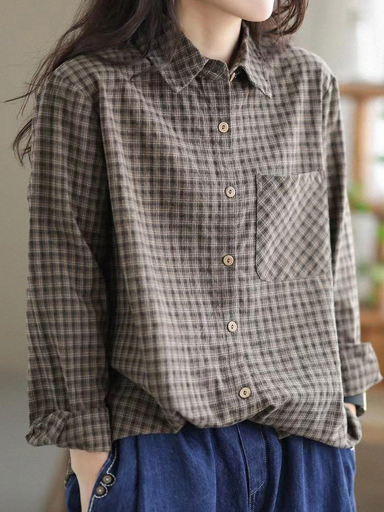 เสื้อลินิน เสื้อผ้าฝ้ายลินิน เสื้อเชิ้ตผ้าลินิน S M l XL จากแบรนด์ ZIMO