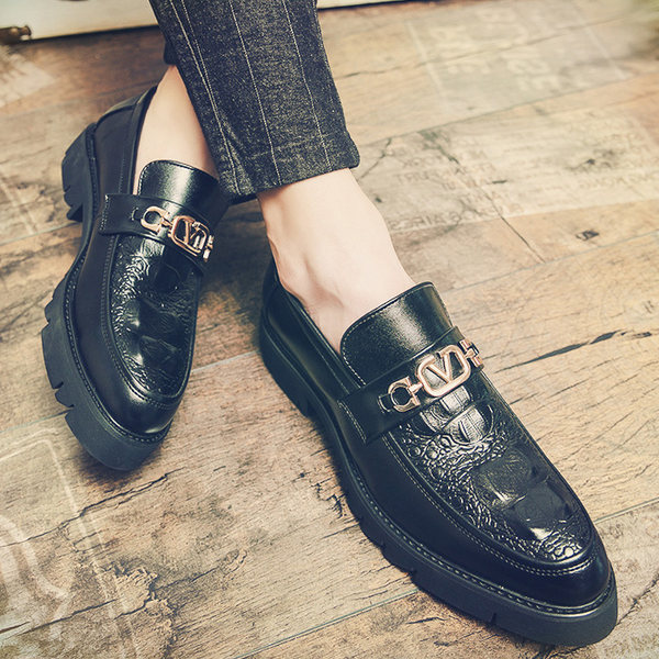 รองเท้าหนังผู้ชาย มีไซส์39-44 รองเท้าโลฟเฟอร์ชาย Slip-On Shoes