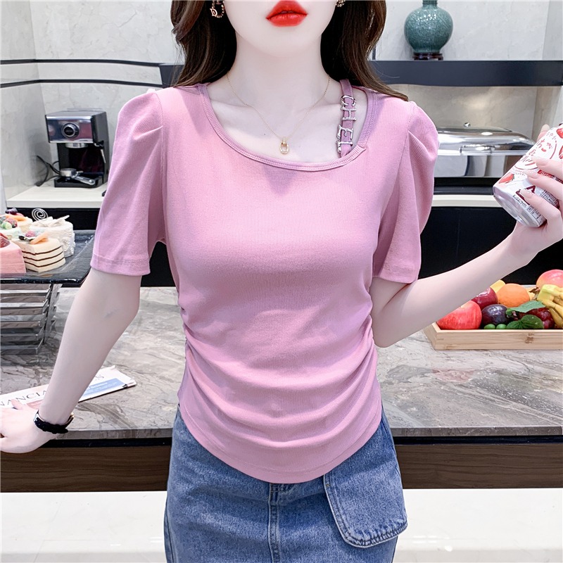 เสื้อผ้าวัยรุ่นเกาหลี เสื้อยืดวัยรุ่นผู้หญิง มีขนาด S M L XL