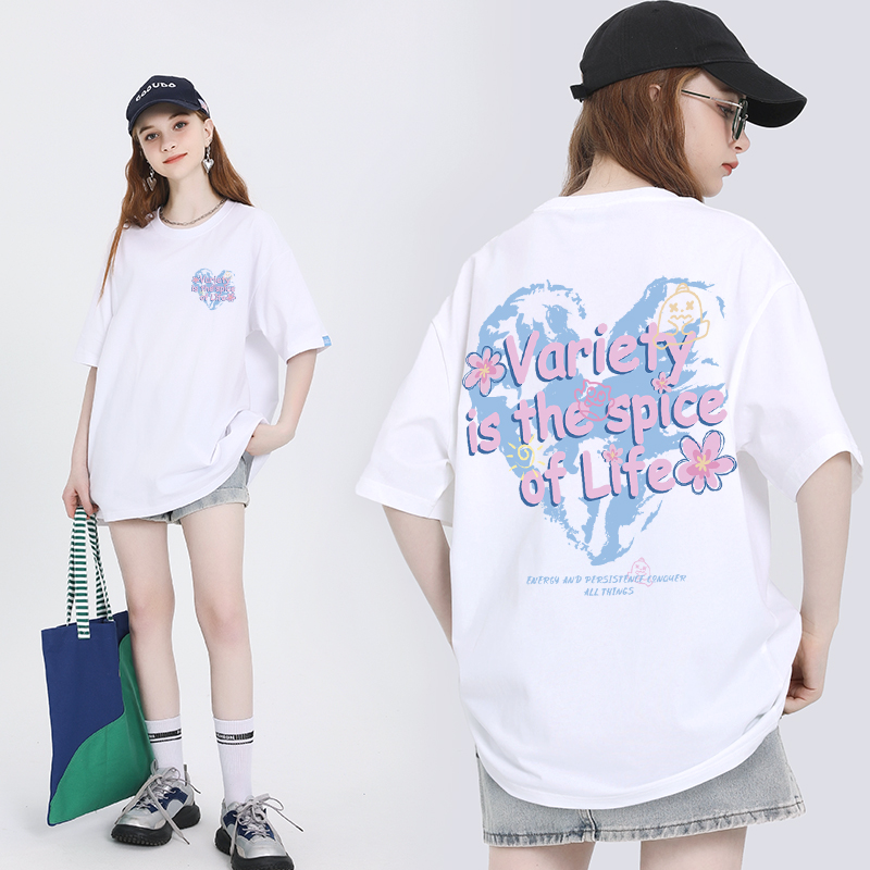 เสื้อผ้าวัยรุ่นเกาหลี เสื้อยืดวัยรุ่นผู้หญิง มีขนาด S M L XL