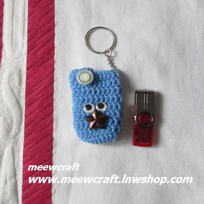 กระเป๋าอเนกประสงค์พวงกุญแจ #30-004 size4.5x7cm.