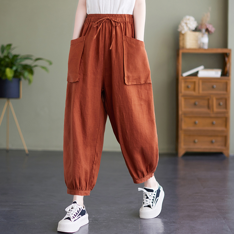เสื้อลินินคนอ้วน เสื้อทีเชิ้ตคนอ้วนผู้หญิง เสื้อทีเชิ้ตตัวใหญ่ By Literary Plus size