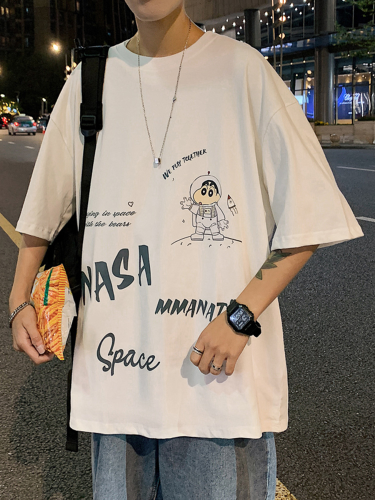 เสื้อยืดผู้ชายอ้วน S-5XL(อกเสื้อ39-51นิ้ว)