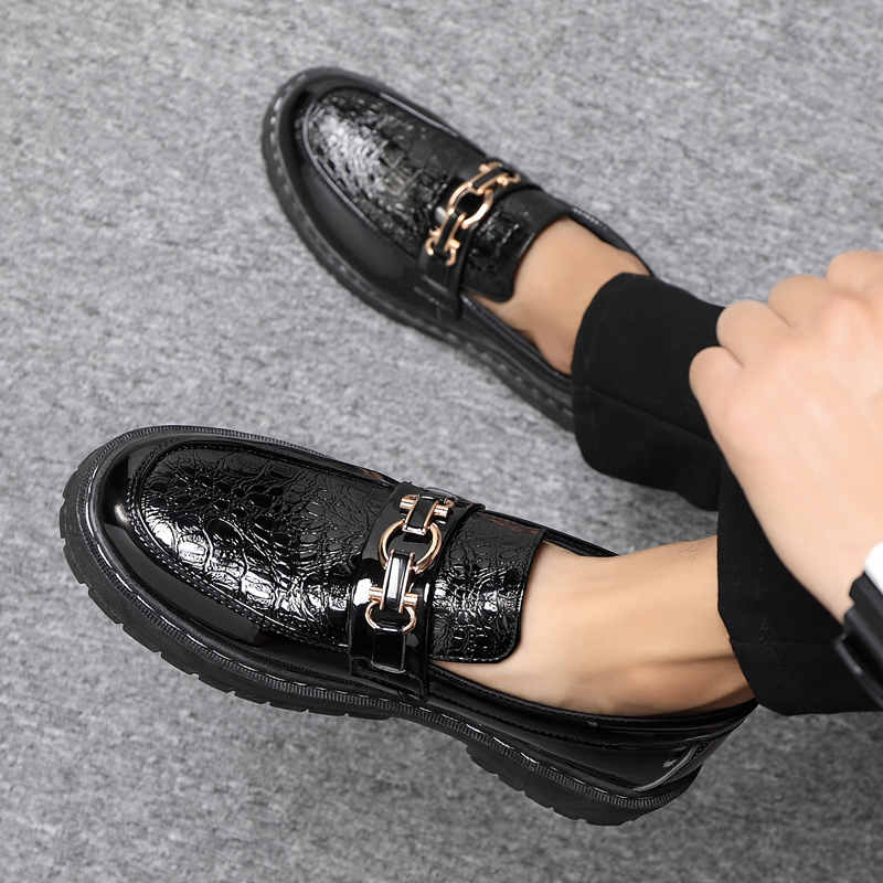 รองเท้าโลฟเฟอร์ชาย รองเท้าผู้ชาย รองเท้าแฟชั่นชาย รองเท้าหนังผู้ชาย Men Loafer Slip-On Shoes