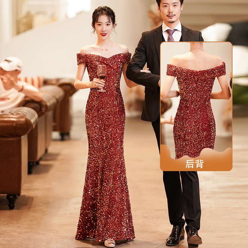 ชุดราตรี ชุดราตรีสวยหรู แบบ ทันสมัย Evening dress