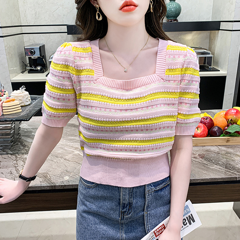 เสื้อผ้าวัยรุ่นเกาหลี เสื้อยืดวัยรุ่นผู้หญิง มีขนาด S M L XL