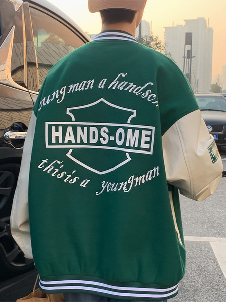 เสื้อแจ็คเก็ตเบสบอล เสื้อคลุม เสื้อแขนยาวสไตล์เกาหลี