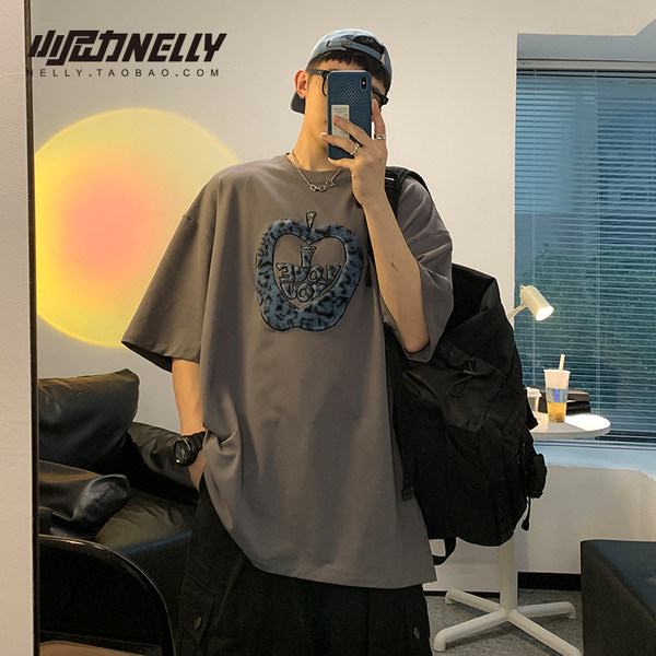 เสื้อยืดคอกลม ผู้ชาย เสื้อยืดผู้ชายเกาหลี เสื้อยืดเกาหลี แบรนด์ NELLY