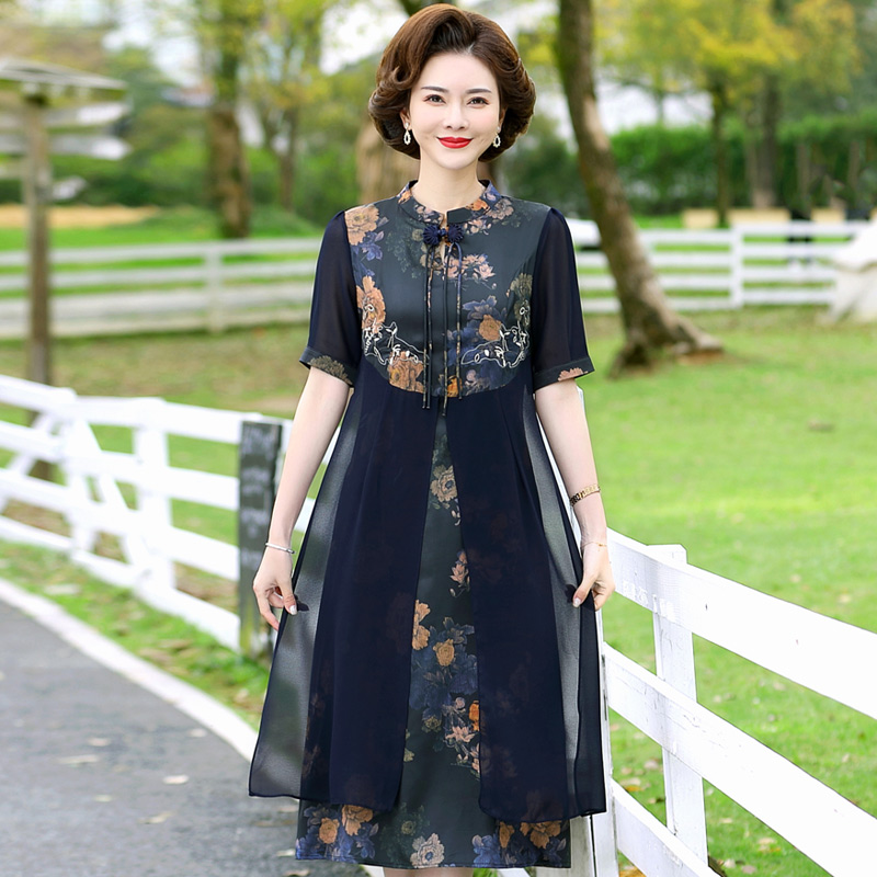 เดรสวัยผู้ใหญ่40-60ปี เดรสคุณแม่ ชุดเดรสทำงานวัยผู้ใหญ่ แบรนด์ MAMA DRESS